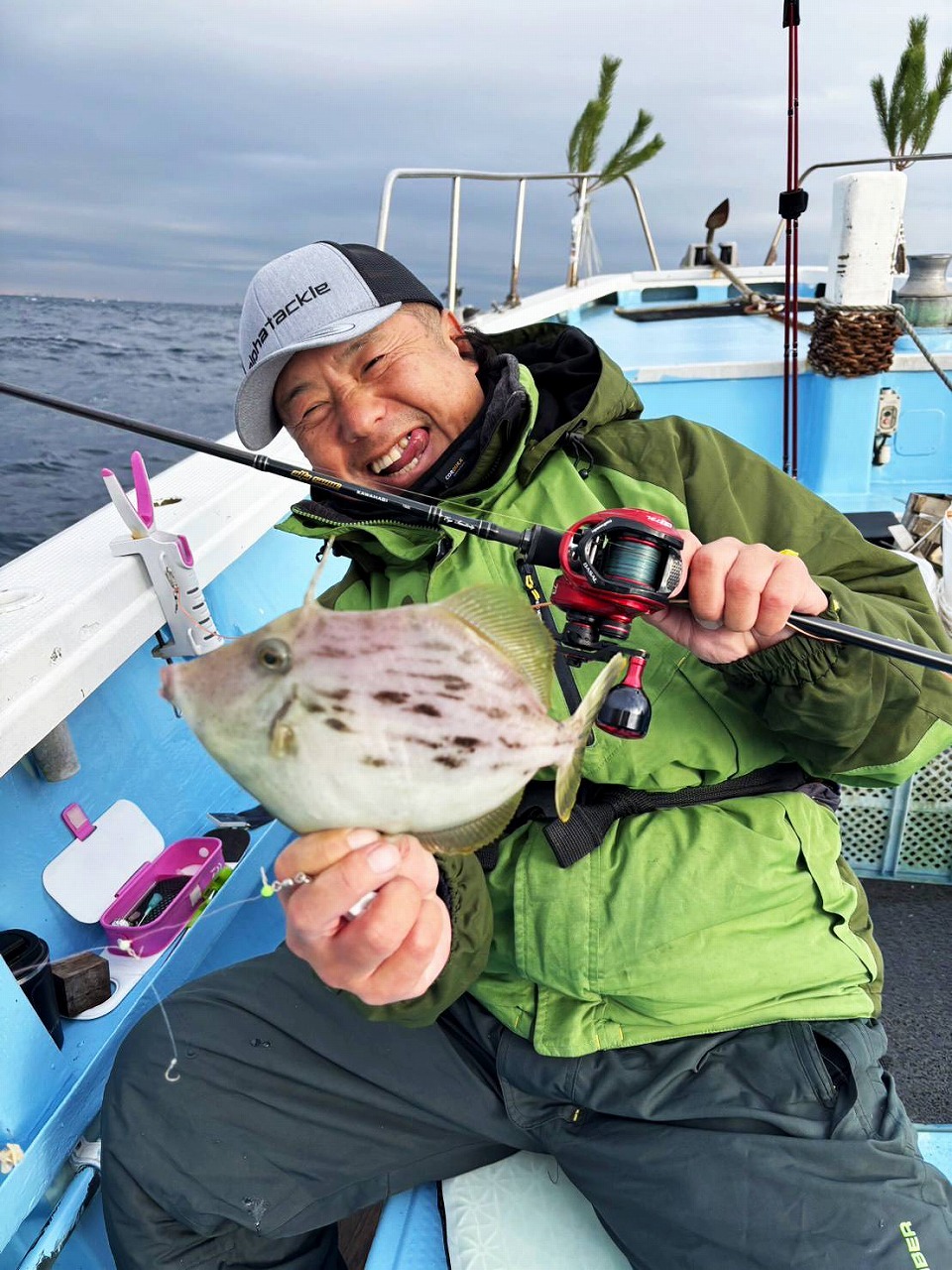 年末マダコと初釣りカワハギ